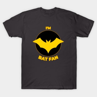 Bat Fan (Black and Gold) T-Shirt